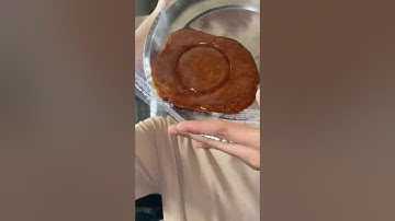 I MADE THE VIRAL *SQUID GAME* DALGONA CANDY 🍭#shorts #squidgame #trending #funny #food #viralshorts