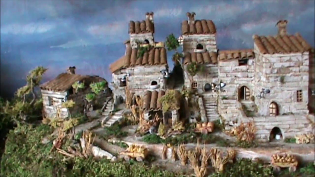 CASETTE E PAESAGGI MINIATURA IN PIETRA - YouTube