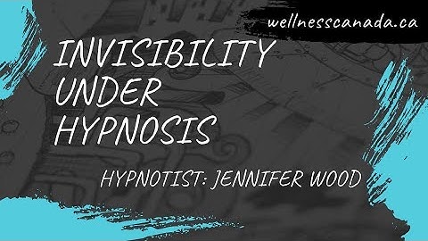 Invisibility with Hypnosis