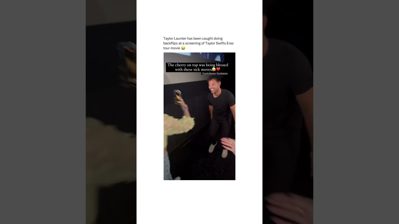 TAYLOR LAUNTER CAUGHT DOING THIS FOR TAYLOR SWIFT 👀😂