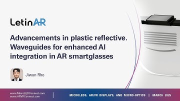 LetinAR | Advancements in plastic reflective waveguides. Enhanced AI integration in AR smartglasses