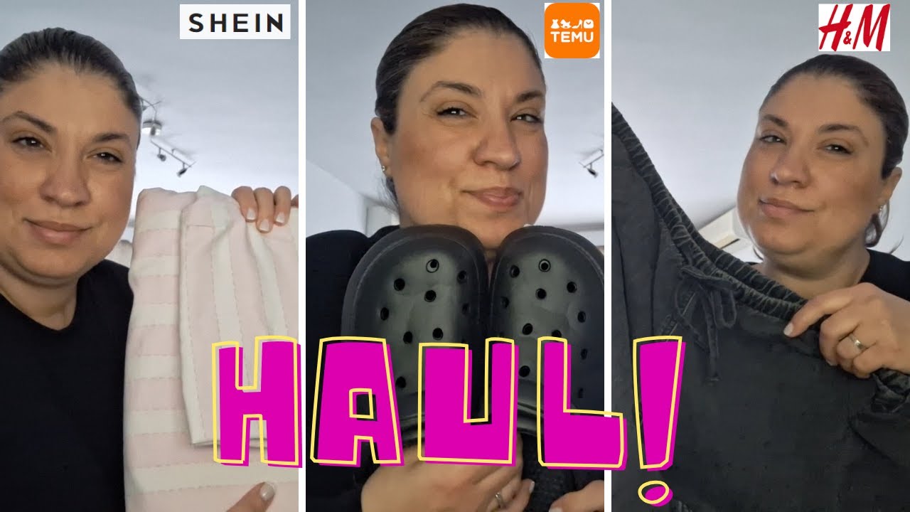 🛍 HAULARA! SHEIN - TEMU - H&M! | Nancy Stergiou