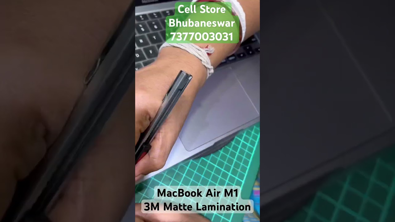MacBook Air M1 full Lamination with 3M Matte👌👍