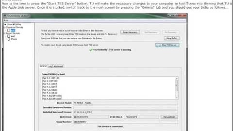 Restore your iPad using TinyUmbrella and SHSH Blobs