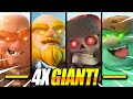 This 4X Giant Deck just BROKE Clash Royale!... 100% PURE OFFENSE!!