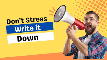 Personal Development Plan: Video #3 Write it down