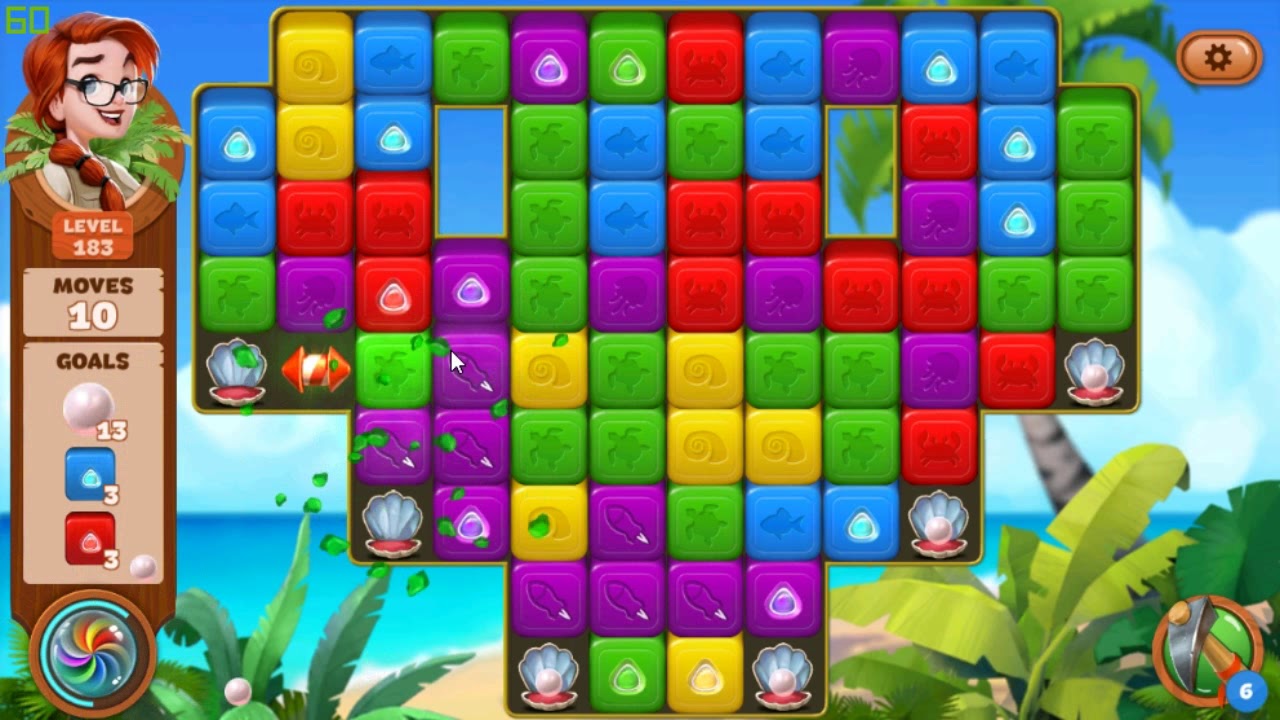 Lost Island Blast Adventure level 183
