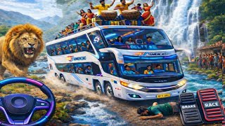 Public Transport Bus Driving 2026 - Indian city Bus Simulator 3D - Bus Game Android Gameplay screenshot 2