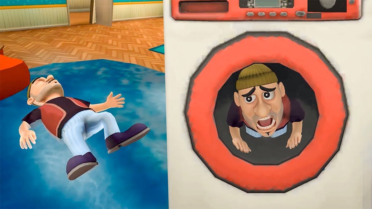 Scary Robber Update Special New Levels All Washed Up (Android, iOS)