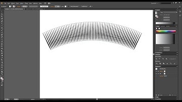 How to create simple eyelashes in Adobe Illustrator.