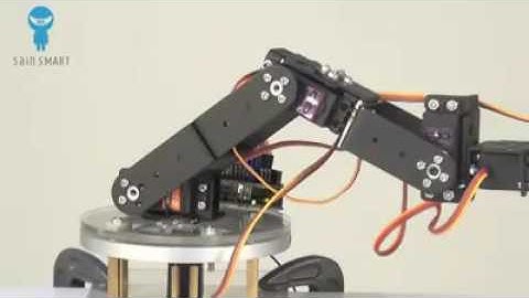 SainSmart DIY 6Axis DOF Servo Control Palletizing Robot Arm f... (vd:yustinus setyanta)