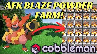 How To Build An Automatic BLAZE POWDER Farm In Cobbleverse!