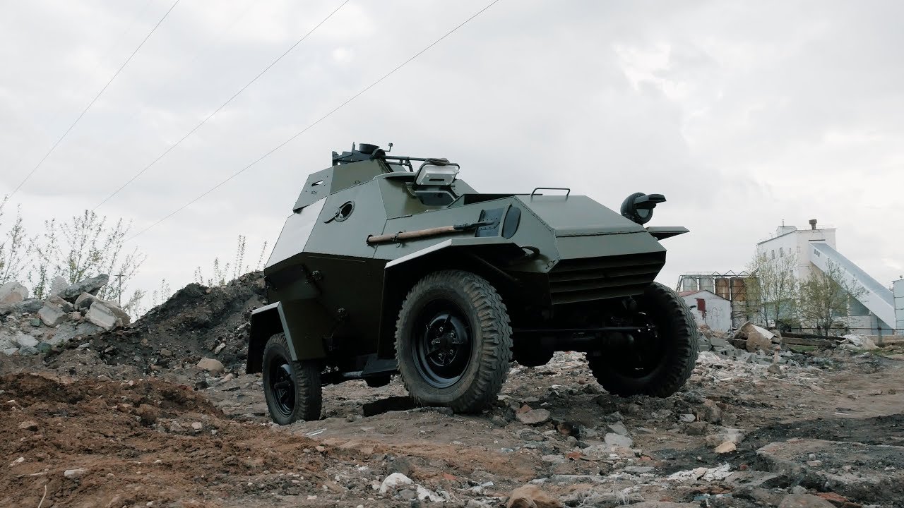 Первый Советский бронированный внедорожник. Anton Avtoman.