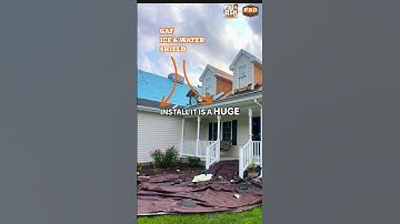 Roofing 101: @gafroofing  Ice & Water Shield Tips for a Leak Proof Roof!