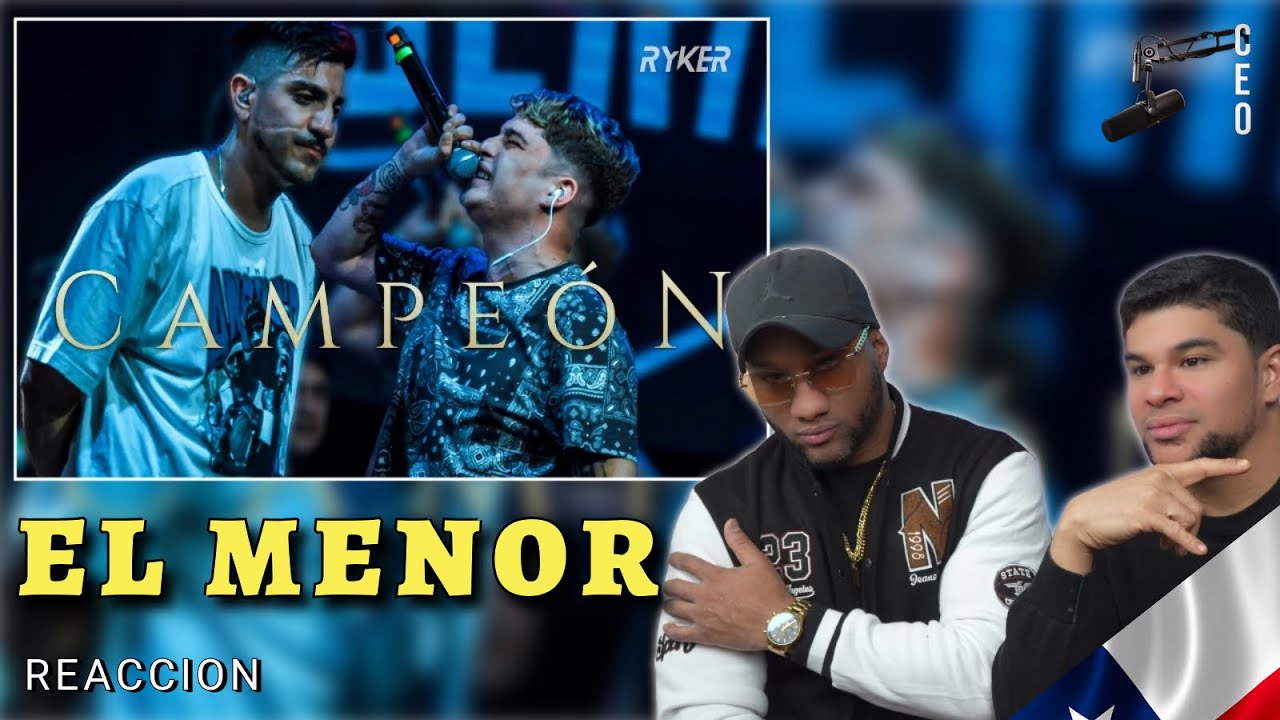 RAPERO DOMINICANO reacciona a EL MENOR 🇨🇱 por primera vez