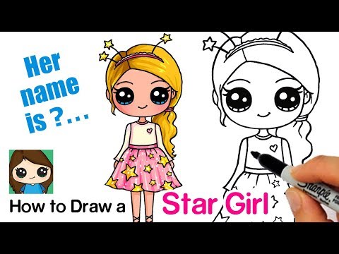 How to Draw a Unicorn Cute Girl Easy 