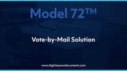Vote by Mail Absentee Ballot Extractor - OPEX Model 72