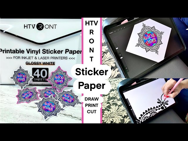 Printable Sticker paper and Printable Vinyl what is the difference which is  better print then cut 