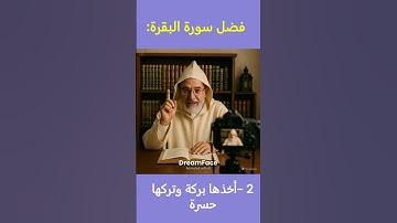 أخذ سورة البقرة بركة وتركها حسرة!"