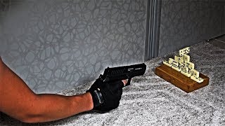 EXPERIMENT AIRSOFT GUN VS DOMINO screenshot 3