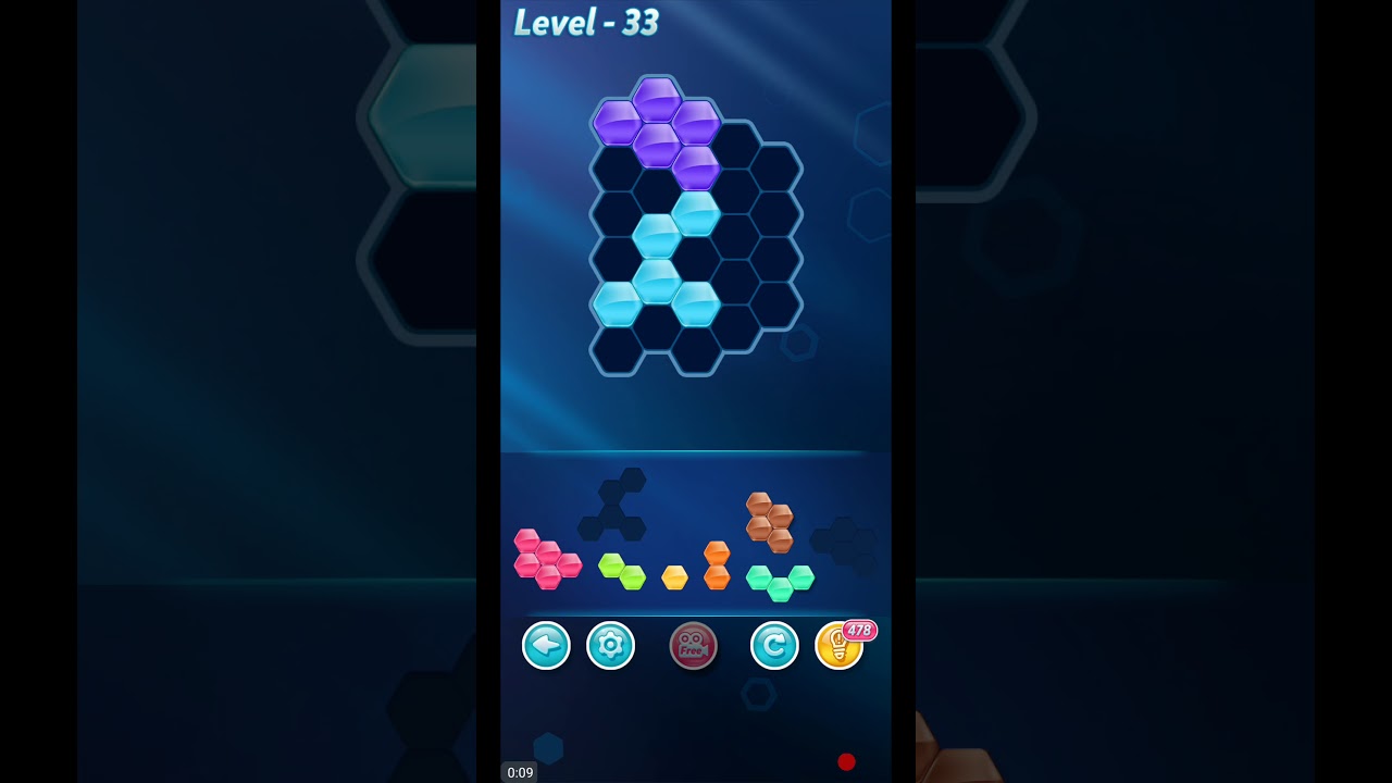 BLOCK HEXA PUZZLE LEVEL 33 ANSWERS REGULAR B LEVEL PACK YouTube