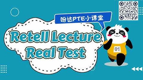 Panda PTE RL Retell Lecture - Visual Description真題機經