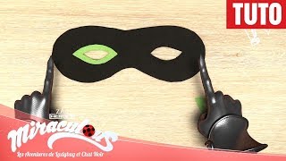 Miraculous - Tuto : le masque et les oreilles de Chat Noir ! Resimi