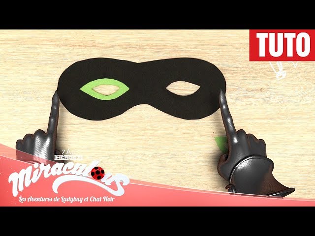 Miraculous - Tuto : le masque et les oreilles de Chat Noir ! 