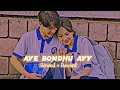 Aye Bondhu Ayy ( Slowed + Reverd ) Tipu Sultan  & Bannya || Old Song || Use Headphone 🎧