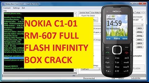 NOKIA C1-01 RM-607 FULL FLASH INFINITY BOX CRACK