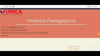 Línea del tiempo de los modelos pedagogicos