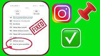 L'option d'épinglage de publication Instagram ne s'affiche pas | Réparer l'épinglage Instagram