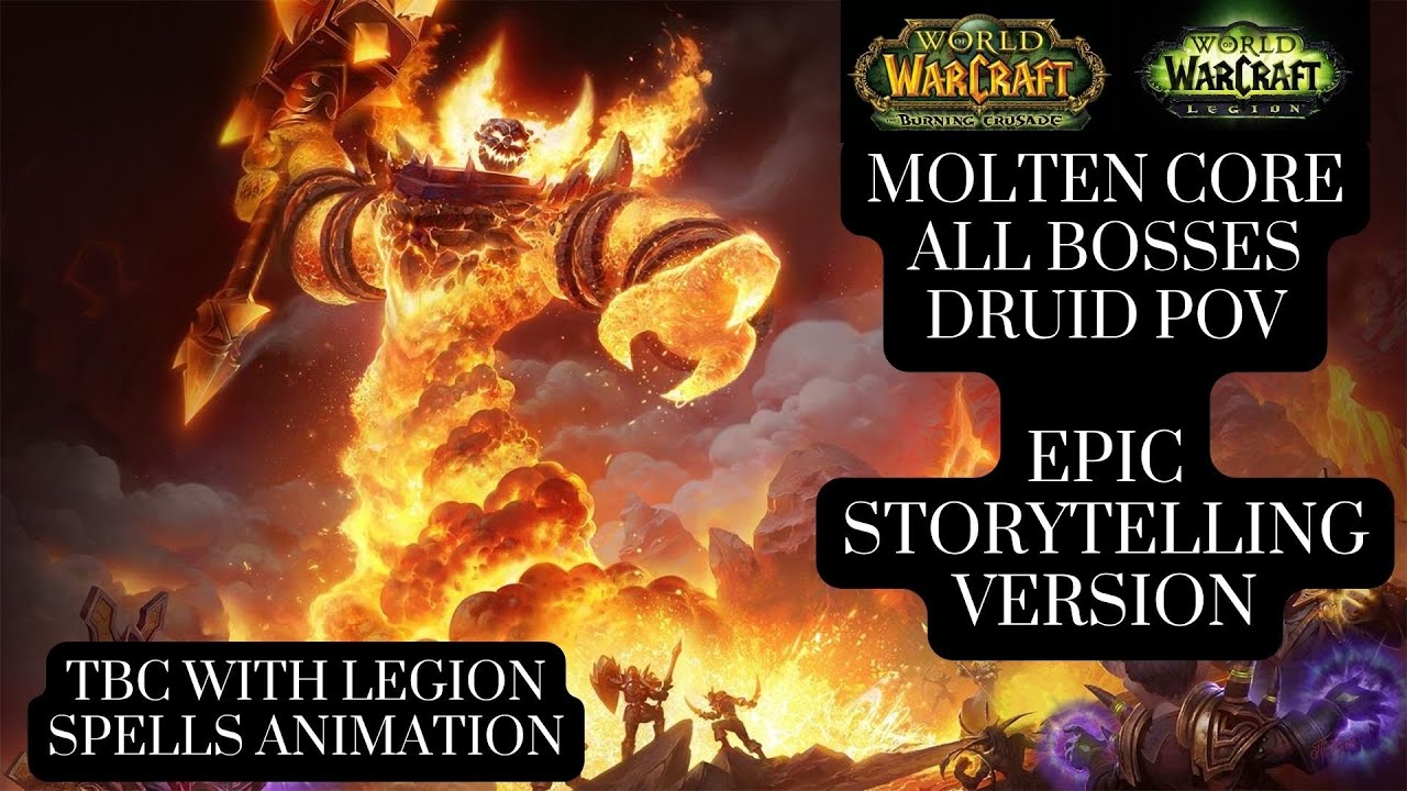 Epic AI Storytelling Version of Molten Core Guide! Ragnaros strategy at lvl 70 with Legion graphics!