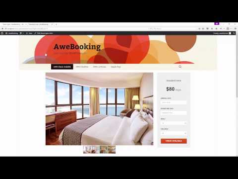 AweBooking – Online Hotel Booking WordPress Plugin