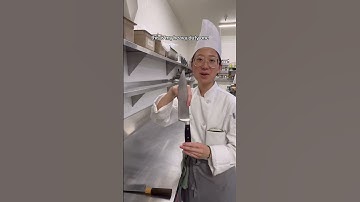 what knives do professional chefs use? #shorts
