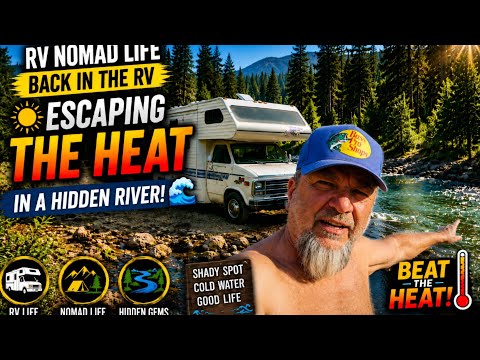 Remember ME? RV Nomad Life: Escaping the Heat in a Hidden River! 🌊