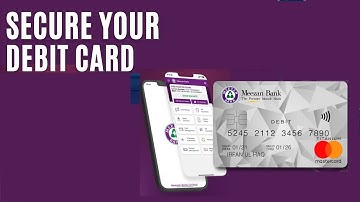 Secure your Meezan Bank Debit Card with Meezan Bank Mobile App