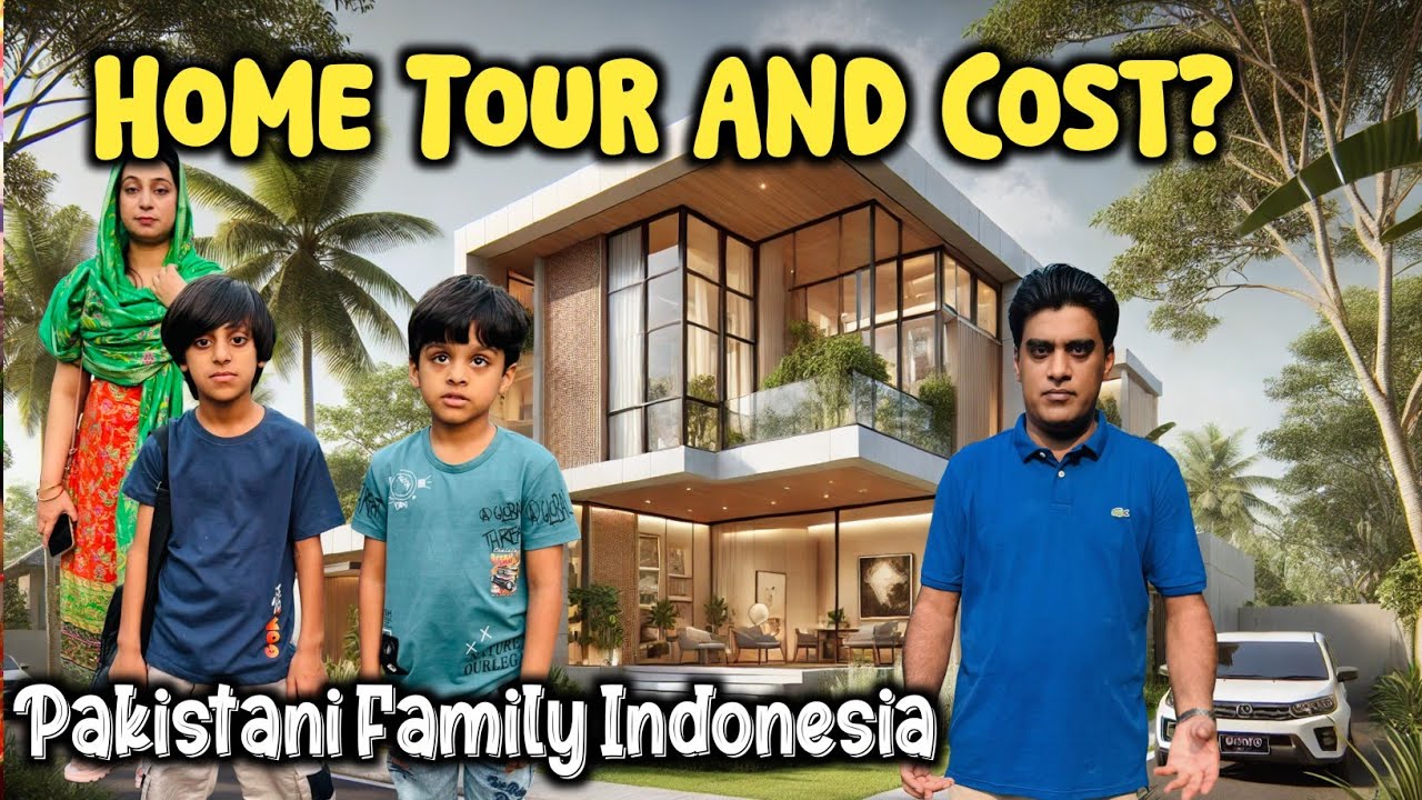Home Tour And Cost Full Details Pakistani Family In Indonesia Shifting 🏡 Mintoo Family vlogs