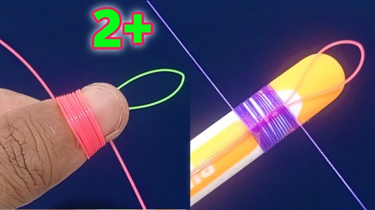 New Simple Fishing Knot - How to tie fishing knots for beginners