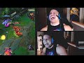TYLER1 AND HIS TEAMMATES DIE FROM LAUGHTER AT TRICK2G'S MALPHITE R | TRICK2G BACKDOORS TYLER1 | LOL