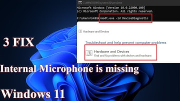 3 Fix Internal Microphone is missing in Windows 11