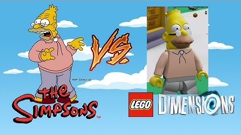 LEGO Dimensions  ALL Simpsons Characters Compared to Their Actual Design! (Side by Side)