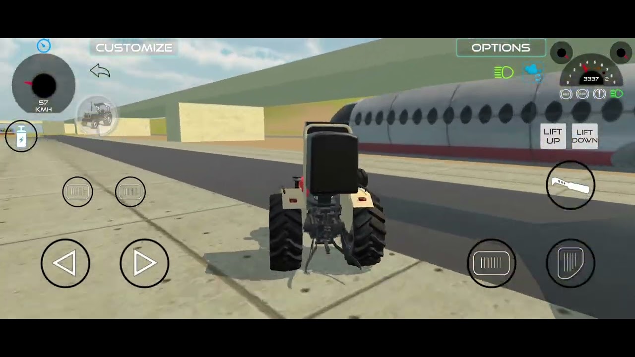Tractor simulator 3d game 🎯🚜🚘 #viral #explore #indiantractor3d #tractorvideo 