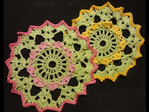 Салфетка Вязание крючком Crochet Napkin
