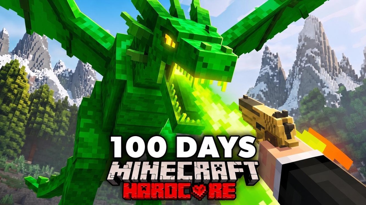 I Spent 100 Days In RLCRAFT EXPERT MODE In HARDCORE Minecraft