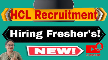 HCL Off Campus Drive 2023-2024 : Hiring for Freshers as Multiple Post : Apply now online