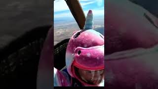Unicorns, Skydiving, & Hot Air Balloons! 💖#Skydiving #Basejumping #Skydive #Basejump #Hotairballoon