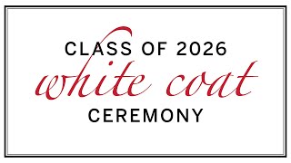 2022 HMS/HSDM White Coat Ceremony