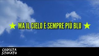 Ma il cielo è sempre più blu - Rino Gaetano (lyrics video & testo) Resimi