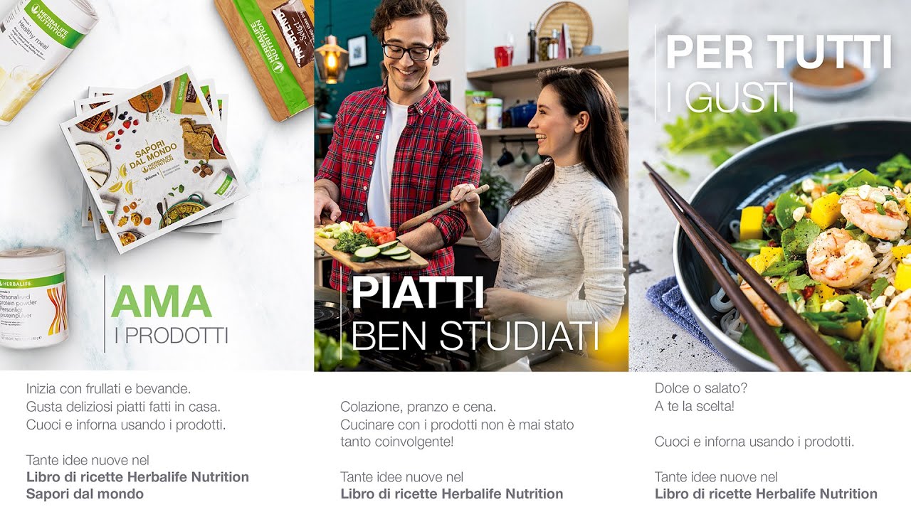 Reinventa la Cucina Libro di ricette Sapori dal mondo Herbalife ...